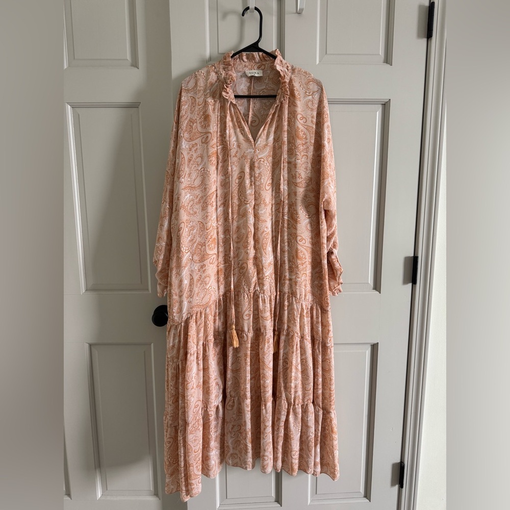Aura paisley tier dress S